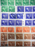 1920-1940 USA Stamps Estate Collection 100+ Lot, Monroe, Garfield, Harrison, Adams, Buchanan, Tyler, Martha Washington, Jefferson, Franklin