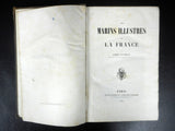 Antique 1845 France Maritime Naval History Book, Famous Sailors by Leon Guerin, Admirals Jean de Vienne, Polain, Sore, Guiton, Suffren