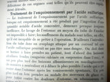 Antique 1908 Medical Book Pharmacological Therapy by Richaud, Properties of Medication, Analgesics, Antiemetic, Antipyretic, Paris, France