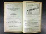 Antique 1903 Medical Book on Medication Use and Technics by Doctor G. Lemoine, Bloodletting, Cold Bath, Purgative, Paris, France