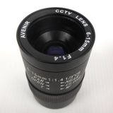 Vintage Avenir Camera CCTV Lens Zoom 6-15 mm, F1.4, 1/3" CS Mount, NOS New Old Stock, Never Used, Japan, Surveillance Camera