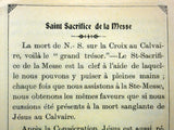 Antique 1910 1920 French Exorcism Booklets Against Satan and Revolted Angels, Precious Blood Rosary. Prayers for a Good Death