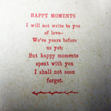 Antique Victorian Laced Wish Love Card and Picture Frame 6 X 10", Gold and Silver Standalone Triptych Screen, Lady, Angel, Cherub, Rose