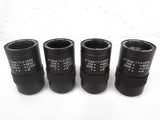 Lot of 4 Vintage Avenir Camera CCTV Lens Zoom 6-15 mm, F1.4, 1/3" CS Mount, NOS New Old Stock, Never Used, Japan, Surveillance Camera