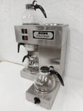 Vintage 1980's Bunn Pour-Omatic Stainless Coffee Maker Machine 3 Warmers, Retro Delicatessen Diner Restaurant Coffee Machine, Ready to Use