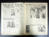 1965 New York Daily News Newspaper, Bring On The Moon Vol. 47 No 56, Apollo Astronauts Conrad and Cooper 8 Days Orbit Around the Earth