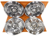 4 Original Ford Mercury Meteor 1957 1958 1959 Car Rim Wheel Hub Cap Covers 14", Dog Dish, Car Restoration, Man Cave Wall Hangers