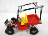 Vintage 1981 Lego Legoland Red Technic Dune Buggy 8845 Car Vehicule, Suspension, Red and Yellow