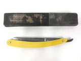 Antique Barber Straight Razor 9 1/2" Keen Shaver by Geo. W. Korn, Little Valley, New York, With Box