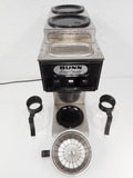 Vintage 1985 Bunn Pour-Omatic Stainless Coffee Maker Machine 3 Warmers, Retro Delicatessen Diner Restaurant Coffee Machine, Ready to Use