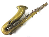 Antique 1913 Saxophone signed Buffet Crampon, Evette & Schaeffer, Carl Fisher, Passage du Cerf Paris France, Brass Instrument Serial 22305