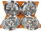 4 Original Ford Mercury Meteor 1957 1958 1959 Car Rim Wheel Hub Cap Covers 14", Dog Dish, Car Restoration, Man Cave Wall Hangers