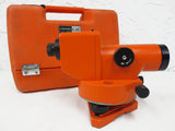 Sokkisha Surveyor Transit Automatic Level Model C3E, D10346, Made in Japan, With Case, All Metal Body, Orange