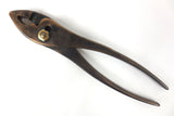 Vintage Berylco Becu Beryllium Copper Adjustable Pliers 8" Model P103, Non Spark, Non Magnetic