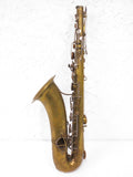 Antique 1913 Saxophone signed Buffet Crampon, Evette & Schaeffer, Carl Fisher, Passage du Cerf Paris France, Brass Instrument Serial 22305