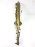 Antique 1913 Saxophone signed Buffet Crampon, Evette & Schaeffer, Carl Fisher, Passage du Cerf Paris France, Brass Instrument Serial 22305