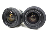 Pair of Minolta AF Zoom Lenses A mount, 35-70mm f/3.5(22)-4.5 and 28-80mm f/4(22)-5.6 with Macro Switch, Protective Caps