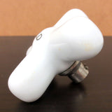 Antique White Porcelain Faucet Handle Knob Cold Water 3 1/4", Chrome Plated Brass Base, Lot #1