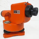 Sokkisha Surveyor Transit Automatic Level Model C3E, D10346, Made in Japan, With Case, All Metal Body, Orange