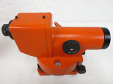 Sokkisha Surveyor Transit Automatic Level Model C3E, D10346, Made in Japan, With Case, All Metal Body, Orange