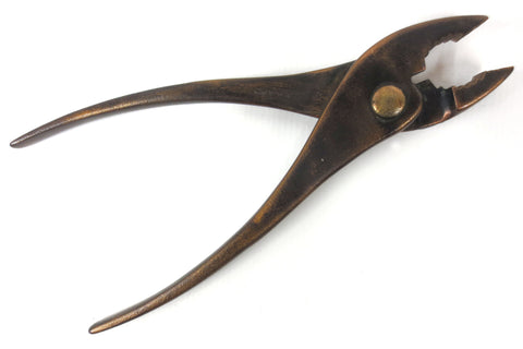 Vintage Berylco Becu Beryllium Copper Adjustable Pliers 8" Model P103, Non Spark, Non Magnetic