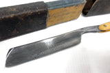 Antique Magnetic Diamond Steel Straight Razor 9 1/2", Special Full Hollow Ground Model, with Box