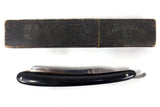 Antique H Boker Solingen Barber Straight Razor 9 1/2", King Cutter Model, Original Box