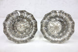 Pair of Antique Victorian 12 Point Crystal Glass Door Knobs, Screws & Rod #6