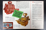 Original 1953 Aero Willys Overland Car Dealer Booklet Poster Advertising, Ace, Falcon, Lark, Eagle