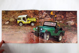 1974 Jeep Cherokee, CJ-5, Wagoneer and Jeep Truck Car Brochure Booklet Advertising 27 pages