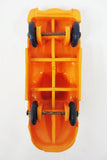 1950's Orange Mercedes-Benz 300 SL Toy Rubber Car, Tomte Laerdal Stavanger Norway