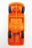 1950's Orange Convertible Toy Rubber Car w/ Dog, Tomte Laerdal Stavanger Norway