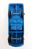 1950's Blue Convertible Toy Rubber Car w/ Dog, Tomte Laerdal Stavanger Norway