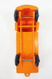 1950's Orange Flatbed Pickup Toy Rubber Truck, Tomte Laerdal Stavanger Norway