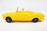 1950's Yellow Convertible Toy Rubber Car Limo, Tomte Laerdal Stavanger Norway