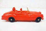 1950's Red Convertible Rolls-Royce Limo Toy Rubber Car, Tomte Laerdal Stavanger Norway