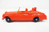 1950's Red Convertible Rolls-Royce Limo Toy Rubber Car, Tomte Laerdal Stavanger Norway