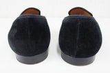 Rare Tricker's Loafer Shoes Freemason Masonic, Black Velour, London England Size 10.5