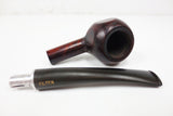 Vintage Estate Tobacco Pipe 5 3/4" Straight, Dr Thomas Special, Red Wood 6 Sides