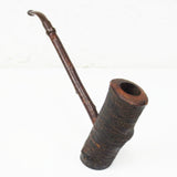 Vintage Ropp France Rustic Estate Tobacco Pipe 3 3/4" Tall Wood Bowl, Stands