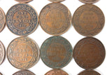 25 Coins Collection Lot of One 1 Cent Canada Coins 1912 1913 1916 1917 1918 1919