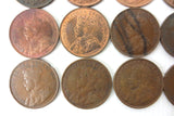 25 Coins Collection Lot of One 1 Cent Canada Coins 1876 1901 1903 1910 1911 1912