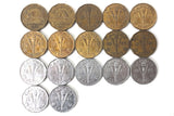 17 Coins Collection WW2 1942 1943 1944 1945 Tombac Victory Canada 5 Cents Nickel