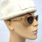 Vintage Louis Vuitton Women Sunglasses with Case, Gold Mesh Motif, 133mm Wide