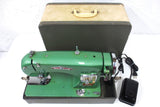 Rare Vintage Bel Air Super De Luxe Industrial Sewing Machine, Apple Green, 1950s