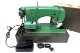 Rare Vintage Bel Air Super De Luxe Industrial Sewing Machine, Apple Green, 1950s