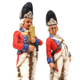 Pair of Revolutionary War Soldier Decanters, Hoffman Kentucky Bourbon Whiskey