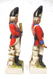 Pair of Revolutionary War Soldier Decanters, Hoffman Kentucky Bourbon Whiskey