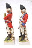 Pair of Revolutionary War Soldier Decanters, Hoffman Kentucky Bourbon Whiskey