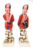 Pair of Revolutionary War Soldier Decanters, Hoffman Kentucky Bourbon Whiskey